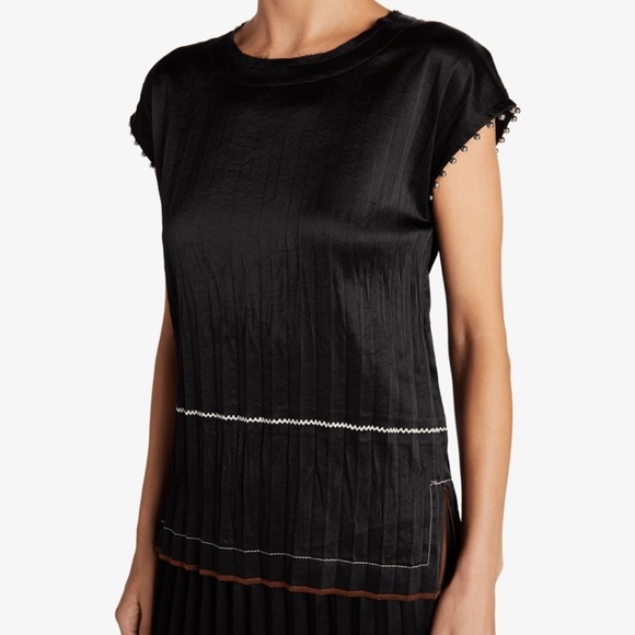 Helmut Lang Tops - HELMUT LANG ACCORDION PLEATED TOP SIZE MEDIUM TRENDY MODERN CHIC STYLISH